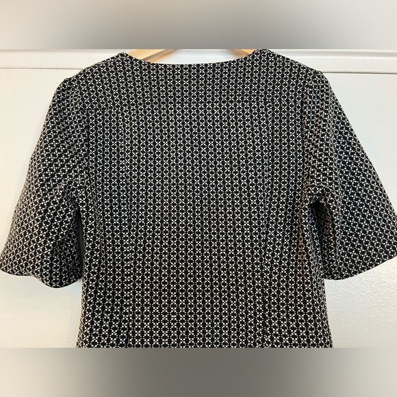 Papillon Dress - White/Black Pattern - Picture 3 of 7